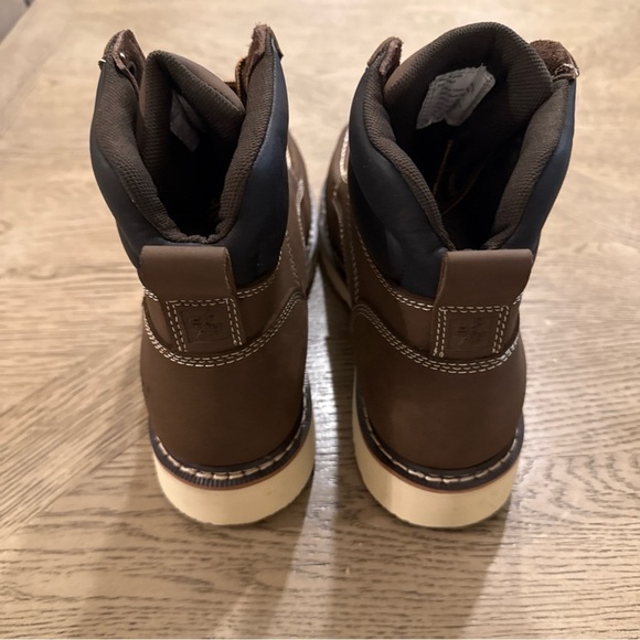 SAFA Mens SAFA 6in Comp Toe Crazy Horse Leather Work Boots 9.5W